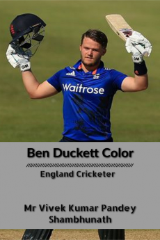 Ben Duckett Color : England Cricketer