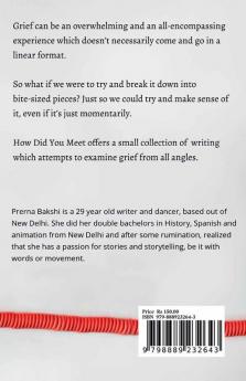 How Did You Meet? : A very short book about grief.