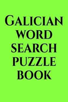 Galician word search puzzle book