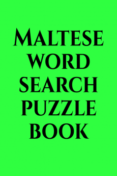 Maltese word search puzzle book