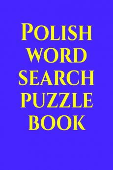 Polish word search puzzle book