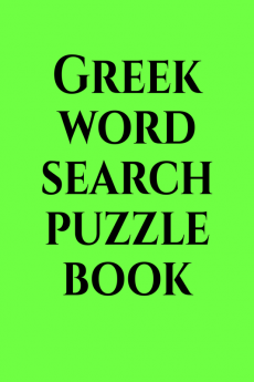 Greek word search puzzle book