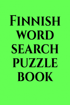 Finnish word search puzzle Book