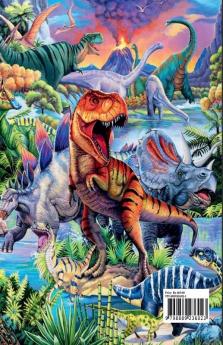 Dinosaur Coloring Book for Kids : Amazing coloring book with adorable dinosaurs for boys and girls Ages 3 and Up | A great gift for boys and girls with dinosaur facts | Travel back through time to ...