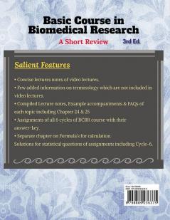 Basic Course in Biomedical Research - A Short Review - 3rd Edition : A Short Review - 3rd Edition