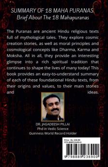 SUMMARY OF 18 MAHA PURANAS Brief about The 18 Mahapuranas