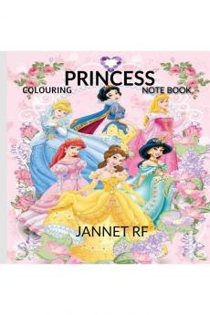 Princess coloring note book