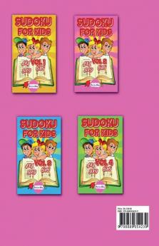 Sudoku for Kids 4x46x69x9 vol 2 : Puzzle books ages 4-8. Teach your kids the basic sudoku structures and rules.