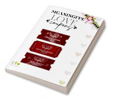 Meaningful Love Coupons : Valentine's day 25 Coupons for Him and Her Valentines Birthday Christmas Anniversary