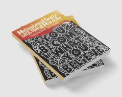 Motivational Quote with Floral Mandala Coloring Book for Adults : Stress Buster Relaxing Best Gift Pages 50 Size Jumbo