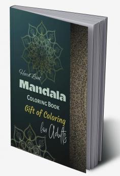 Mandala Coloring Book : Stress Buster Hard Level for Adults Pages 50