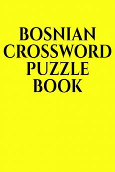 BOSNIAN CROSSWORD PUZZLE BOOK