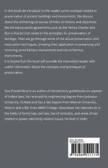 Introduction to Conservation of Indian Monuments