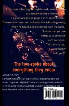 I SPOKE TO A LIGHTBULB