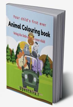 My first animal coloring book