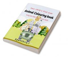 My first animal coloring book