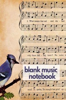 Blank Music Notebook: Notebook for Kid’s Learning Music with 3 Staves Per Page