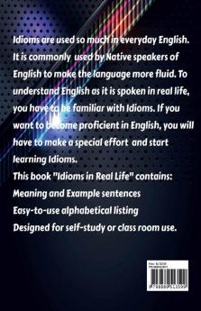 Idioms in Real Life : Idioms + meaning + Examples