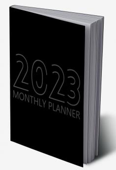 2023 Monthly planner : 12 Month Agenda Monthly Organizer Book for Activities and Appointments Yearly Calendar Notebook White Paper 8.5″ x 11″