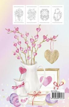 HAPPY VALENTINE’S DAY Coloring Book Large Print : Fun And Easy Romantic Themed Coloring Pages For Relaxation Stress Relief Featuring Cute Animals Beautiful Love Quotes Romantic Gift and Much M...