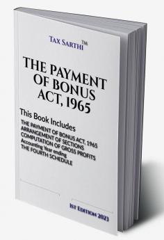 THE PAYMENT OF BONUS ACT 1965 | 1st Edition 2023