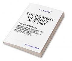 THE PAYMENT OF BONUS ACT 1965 | 1st Edition 2023