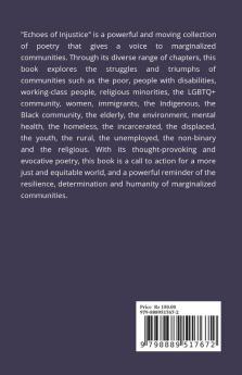 Echoes of Injustice : A collection of marginalized voices