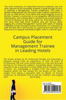 Campus Placement Guide for Management Trainee in Leading Hotels