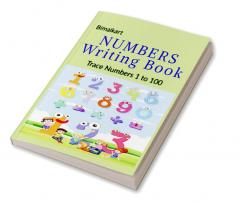 Numbers Writing Book : Trace Numbers 1 to 100