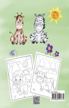 Animals Coloring Book For Kids : Wonderful Animals Coloring Book. Perfect Gifts for Toddlers and Kids Ages 3-6 Featuring 40 Amazing And Fun Coloring Pages of Koalas Kangaroos Rabbits Birds Mamm...