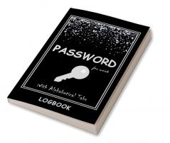 Password LogBook for Work with Alphabetical Tabs WITH Premium Silver Cover WTF is my Password Log | Keeper for Your All Passwords | Organizer | Tracker | Premium Silver Cover Amazing Gift