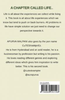 A chapter called Life : Lesson life taught me!!