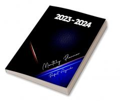 2023-2024 Monthly Planner Perfect Agenda : 2 Years Pocket Organizer for Men