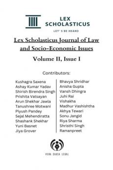 Lex Scholasticus Journal of Socio-Economic Issues (Volume II - Issue I)