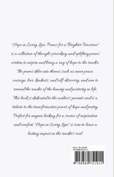 Hope in Every Line : Poems for a Brighter Tomorrow