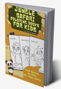 Cute &amp;amp; fun Jungle Safari Coloring Books for Kids : Discover the Jungle: A Fun and Cute Safari Coloring Book for Kids