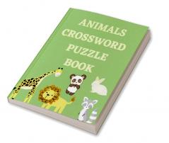 ANIMALS CROSSWORD PUZZLE BOOK / पशु क्रॉसवर्ड पहेली बुक