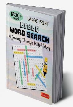 Bible Word Search Large Print : A Journey Through Bible History