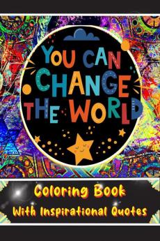 Coloring Book With Inspirational Quotes : Simple Coloring Book For Adults and Teens Inspirational Quotes: Vibes Coloring Book