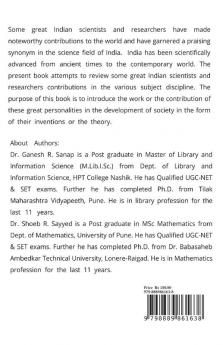 Indian eminent researchers and their contribution