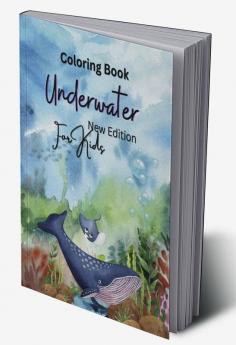 Underwater Coloring Book for Kids : New Edition of Stress Buster Pages 50 Jumbo Size : Gift of Coloring