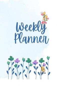 Weekly Planner: Floral Weekly Planner - Priorities - Assignment - Today's schedule - To-Do-List - Daily Notes - ... 100 Pages - Large (8.5 x 11 inches) for kids