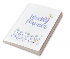 Weekly Planner: Floral Weekly Planner - Priorities - Assignment - Today's schedule - To-Do-List - Daily Notes - ... 100 Pages - Large (8.5 x 11 inches) for kids