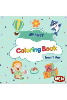 My First Coloring Book from 1 Year : The coloring book for the first works of art for doodling and coloring for toddlers from 1 year. With over to promote fine motor skills and creativity