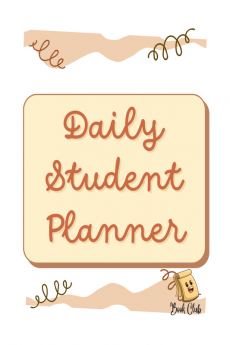 Daily Student Planner : Priorities - Assignment - Today's schedule - Notes / Students / School and Education - 100 Pages - Large (8.5 x 11 inches)