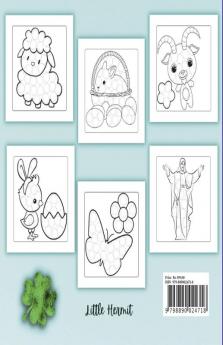 Easter &amp; Spring Dot Markers Coloring Book : Easy Activity Book with BIG DOTS Circles for Ages 2+ | Basket Stuffers for Toddlers and Preschoolers | Do a Dot Holidays Activities for Boys and Girls