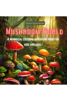 Enchanted Mushroom World Coloring book : A Whimsical Coloring Adventure for Kids and Adults for Stress Relief &amp; Relaxation Coloring Book for all age group from 8 onwards