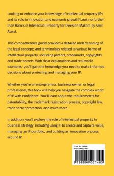 Basics of Intellectual Property for Decision-Makers : Enhance Your Knowledge for Informed Decision Making in Intellectual Property