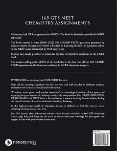 165 GTS NEET CHEMISTRY assignments