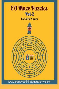 60 Maze Puzzles : For 5-10 years